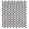 Msi Gray Penny Round 11.63 x 11.50 Glossy Porcelain Mesh-Mounted Mosaic Tile, 15PK ZOR-MD-0578 - alternate 3